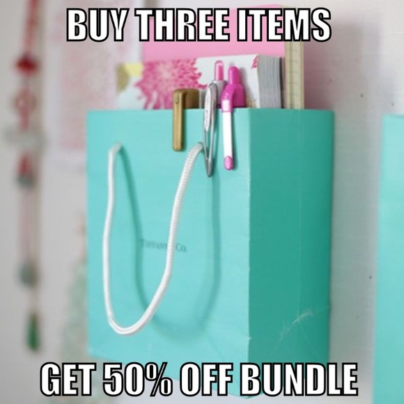 BUY TODAY! Buy three items get 50% off bundle