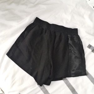 SOLD Maje Black Dakar Boxing High-Waisted Shorts