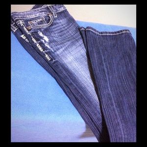 BKE Sabrina distressed boot cut jeans- Size 27