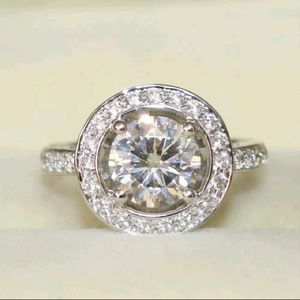 5 6 8 diamond cz halo engagement ring wedding s925