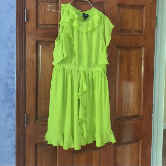 Limey green summer dress