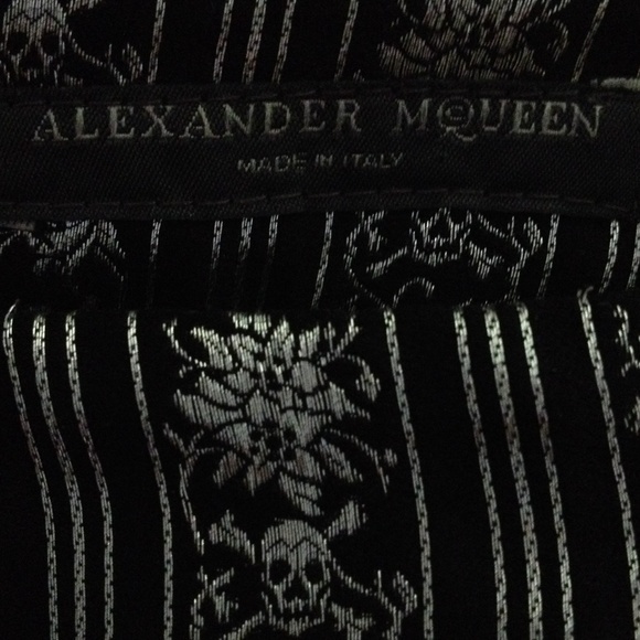 Alexander McQueen skull and floral pants -New pics