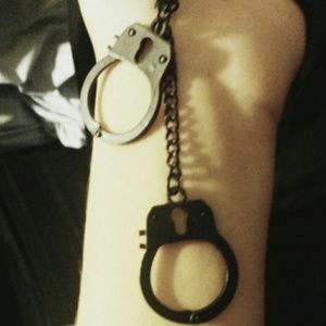 Handcuff necklace