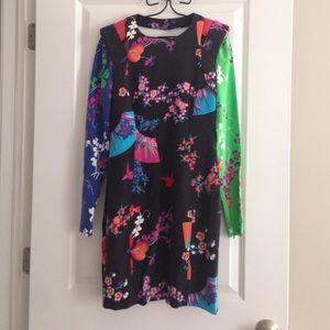 Versace for H&M print cut out dress