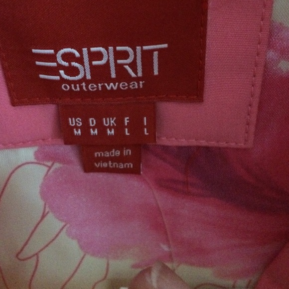ESPRIT hot pink jacket NWT szM  $32 - Picture 2 of 3