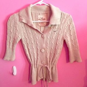 Cream lightweight sweater top