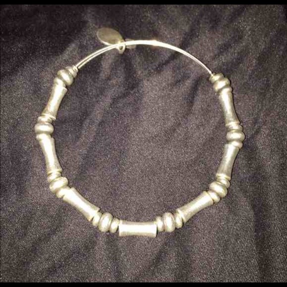 Alex and Ani bamboo beaded bracelet