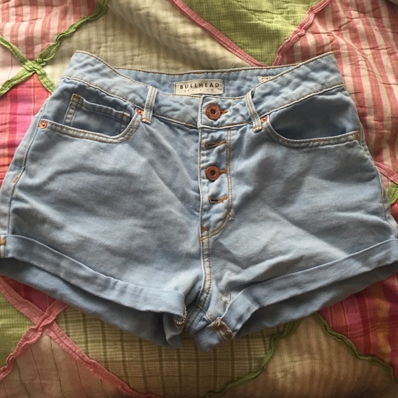 blue jean shorts!