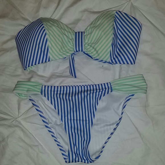 VS striped bikini