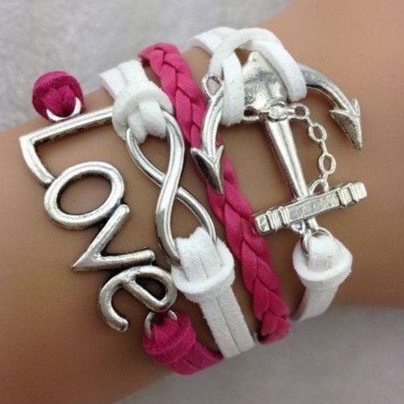 Jewelry - 🚫SOLD🚫Hot Retro Infinity Love Anchor