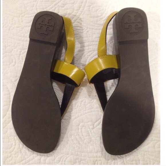 Yellow Tory Burch Sandals - 🚫SOLD🚫 - Picture 4 of 4