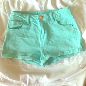 Blue shorts