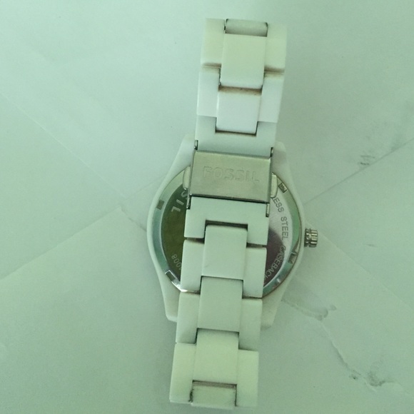 White fossil watch main image 4