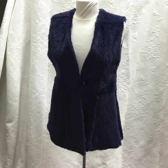 Rabbit fur vest
