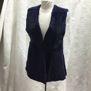 Rabbit fur vest