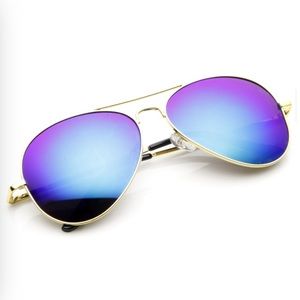 Purple mirror Sunglasses