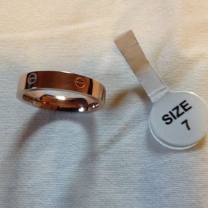 Beautiful Rose Gold Ring ( TECHNIBOND )