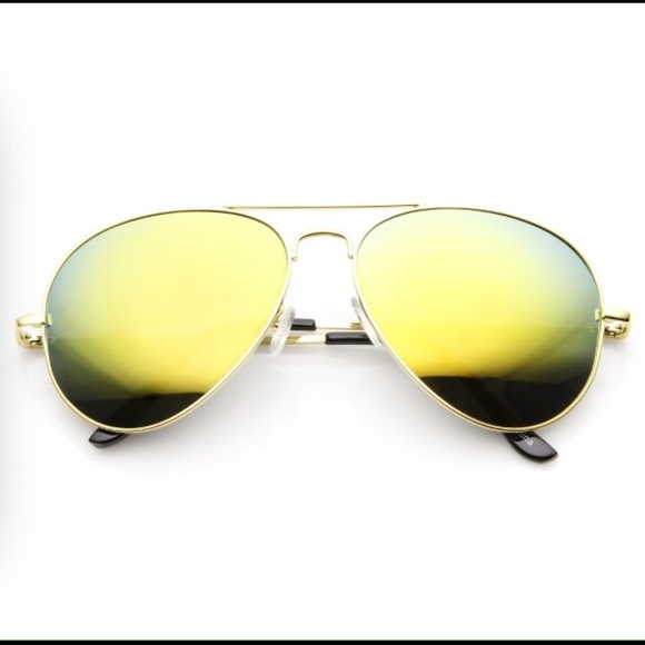 Yellow Mirror Sunglasses