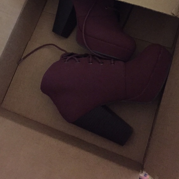 Red Heel Boots