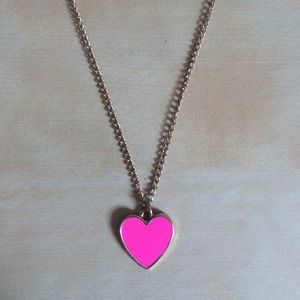 ban.do Jewelry - Ban.do Pink Heart Pendant Necklace ban.do Jewelry - Ban.do Pink Heart Pendant Necklace