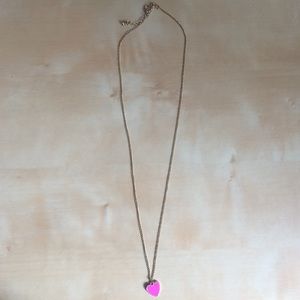 ban.do Jewelry - Ban.do Pink Heart Pendant Necklace ban.do Jewelry - Ban.do Pink Heart Pendant Necklace
