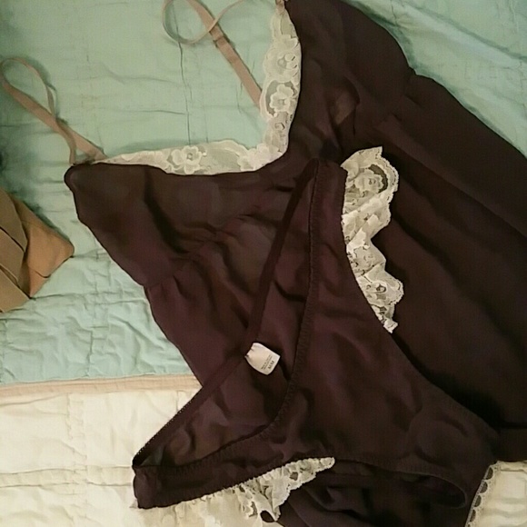 Purple Victoria's Secret Nightie and Undies