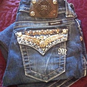 Dark wash Miss Me Jeans