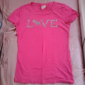Pink Abercrombie tee
