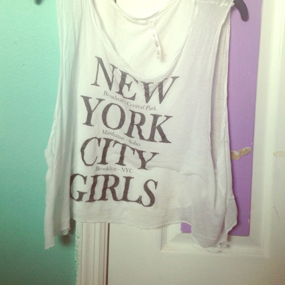 White crop top