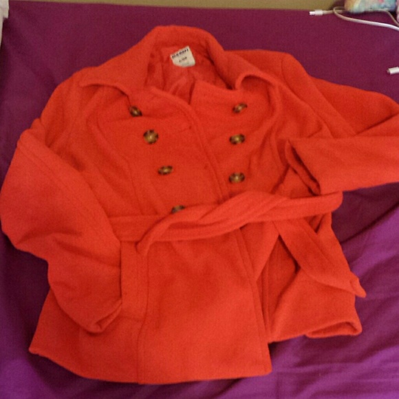 Fleece peacoat