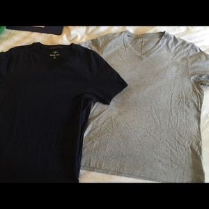 Bundle of Two Men's V-Neck T-shirts