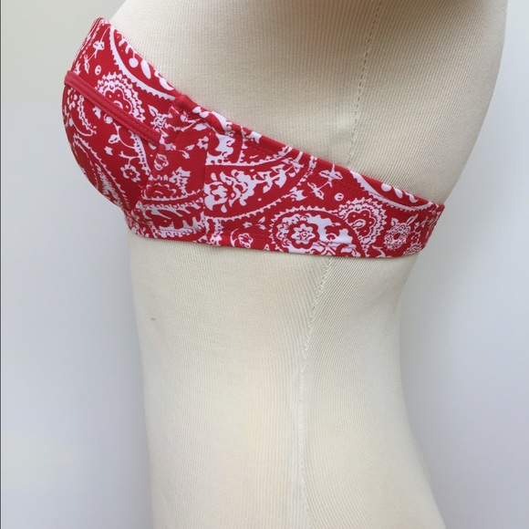 Paisley bandeau bikini top - Picture 2 of 3