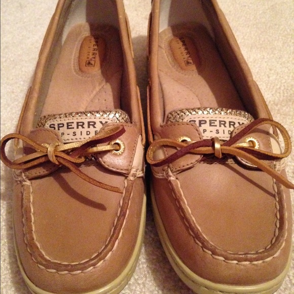Gold Sperry Top-Siders