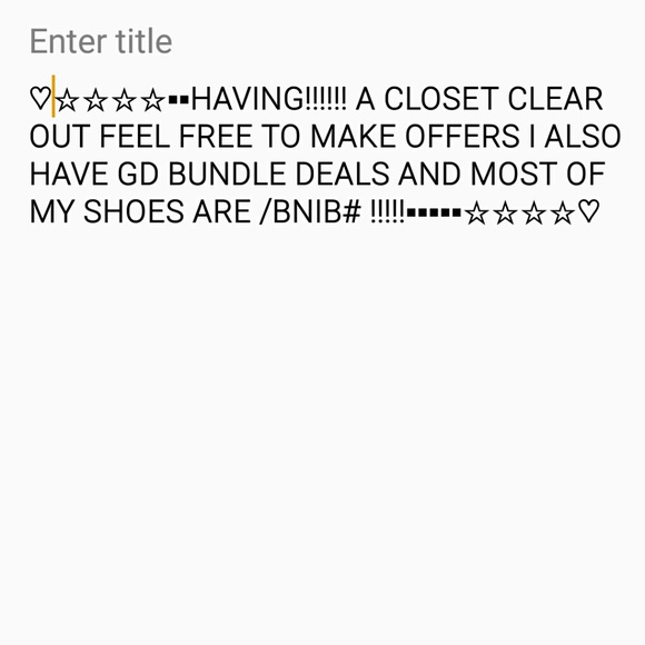 CLOSET CLEAROUT GREAT STYLES AND BUNDLE DEALS