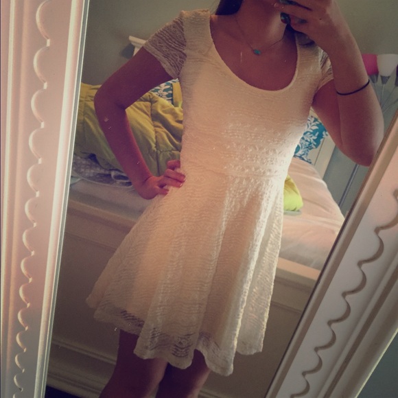 Lace skater dress
