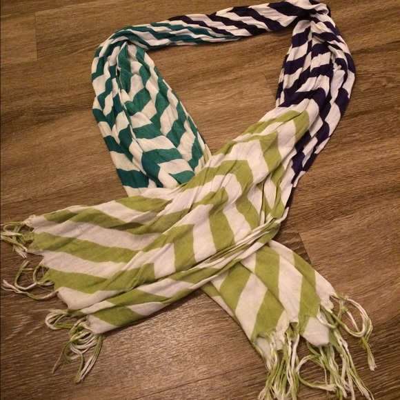 Colorful Chevron Scarf