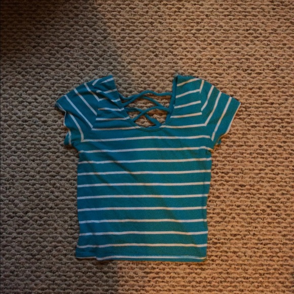Cute striped crop top