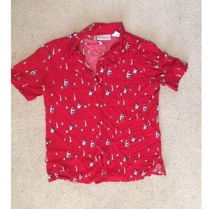 Boats Boats Boats Collared Shirt