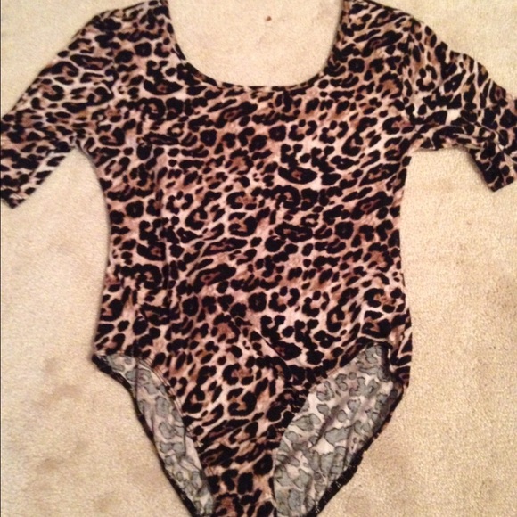 Cheetah print onesie
