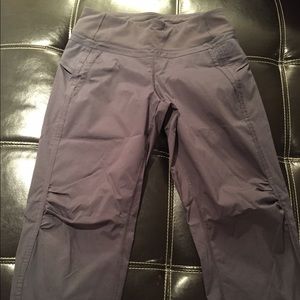 Lululemon gray calf length pants, size 4