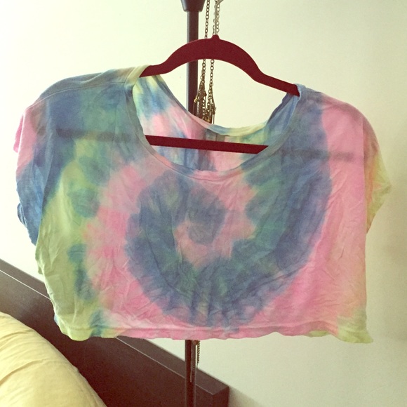 LF tie dye crop top