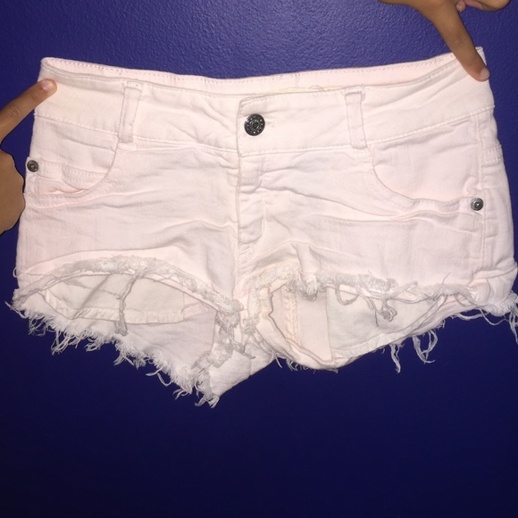 Denim shorts