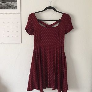 Red Floral Dress