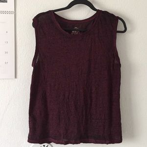 LAST CHANCE Maroon Tank Top
