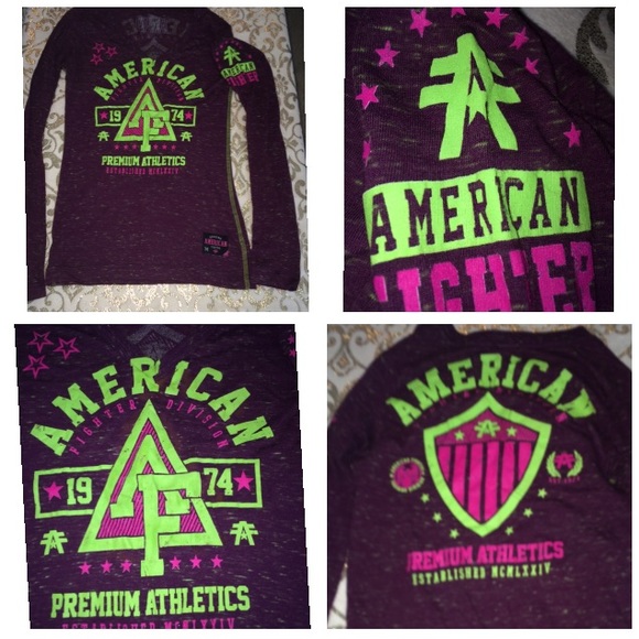 American fighter long sleeve shirt. New!