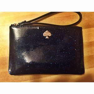 Kate Spade Night Sky Glitter Bug Bee coin purse