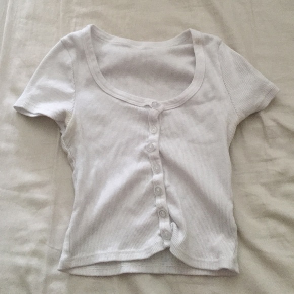 White crop top