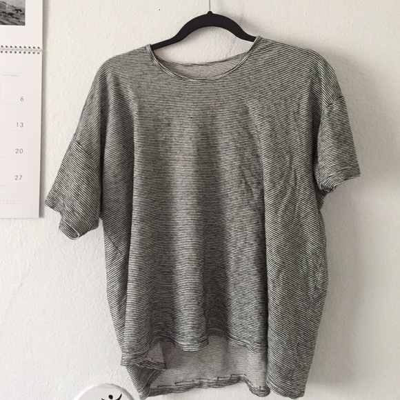 LAST CHANCE American Apparel Striped Le Big Tee