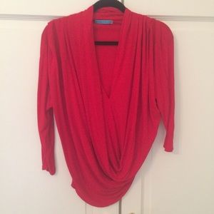 Alice + Olivia Cowl Neck Top