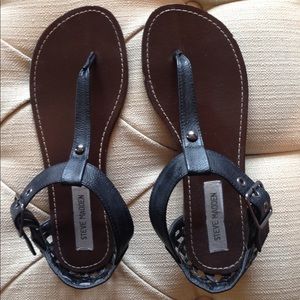 Black Steven madden sandals